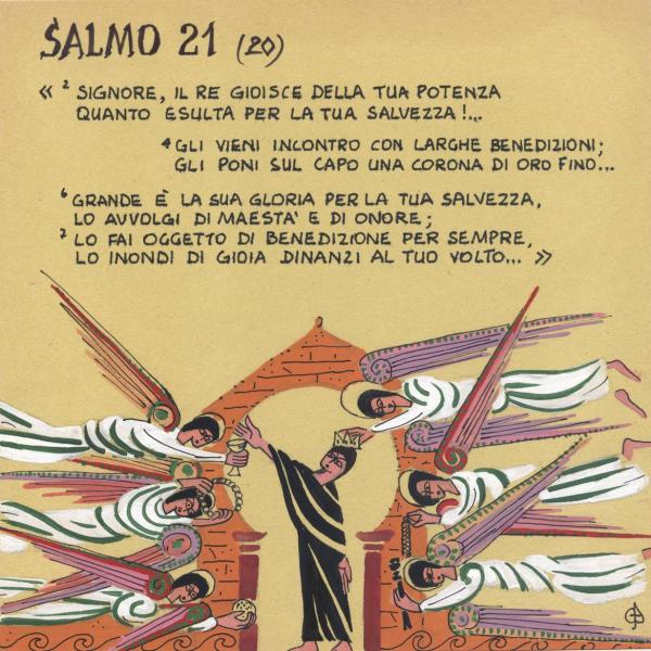 Salmo 21 - Gli poni sul capo una corona di oro fino